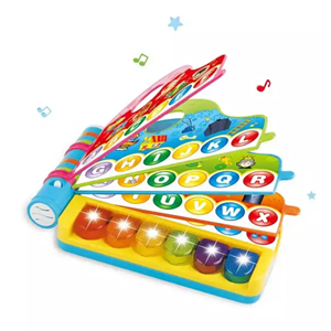 اسباب بازی ارگ موزیکال آموزش حروف الفبا انگلیسی طرح کتاب LEARNING FUN PHONICS PIANO_اسباب بازی